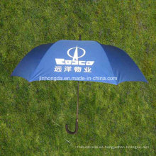 27 &quot;paraguas de la promoción de la publicidad de las costillas de la fibra de vidrio X8k con el logotipo (YSS0150)